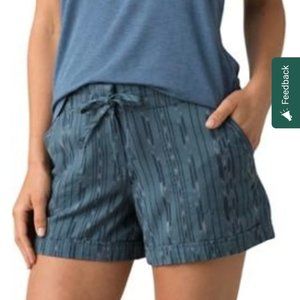 Prana Arlie Women's short - Nickel Jacquard (blue) - Large